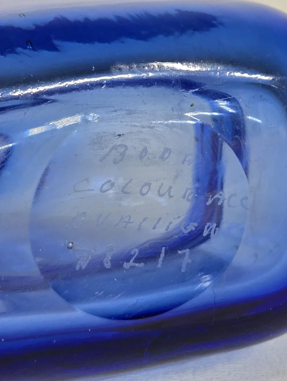 VTG‎ 1970s Kosta Boda Cobalt Blue Glass Vase Boda Studio Art Glass Colour Bertil